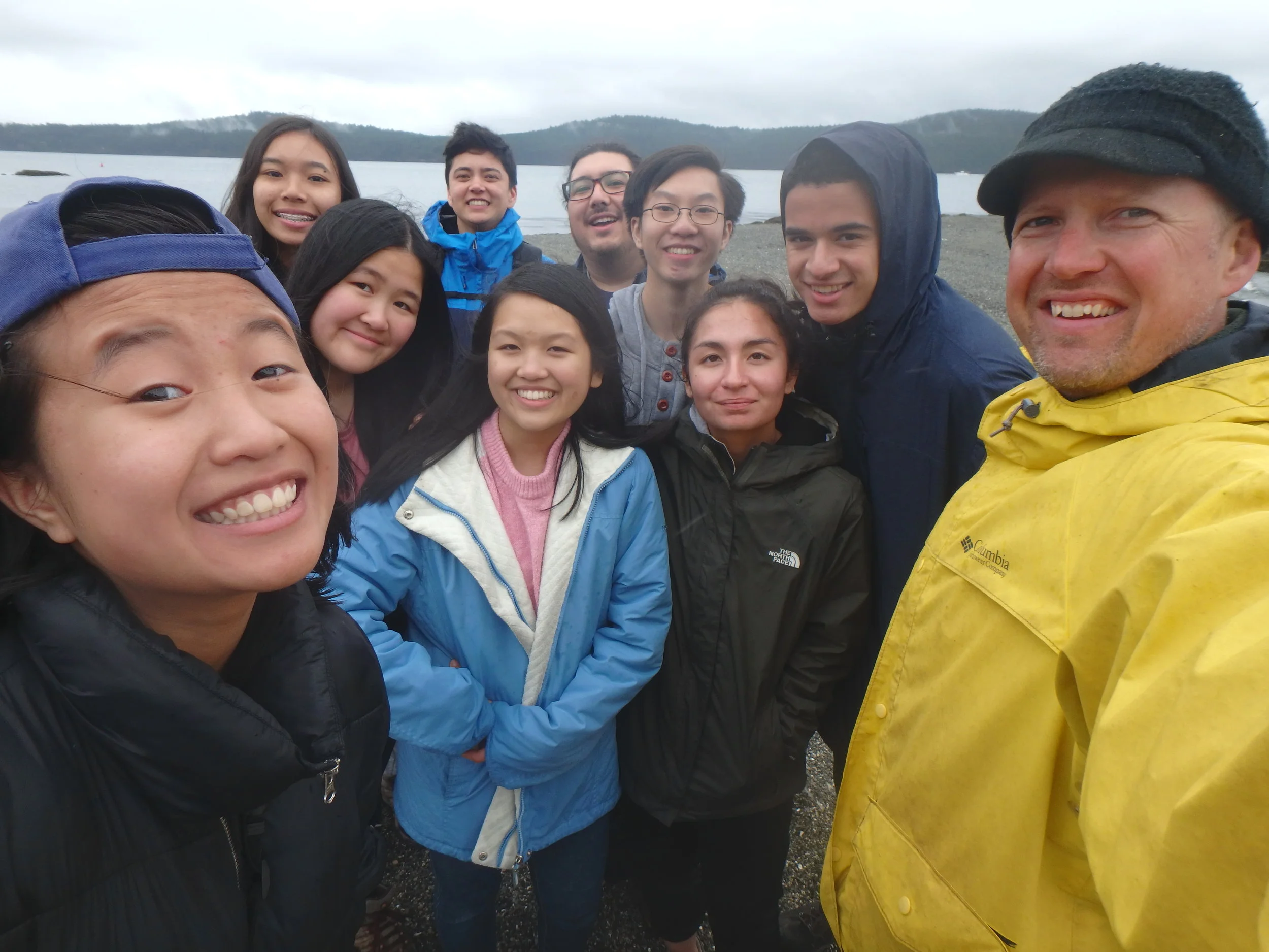 Matt Axling with participants from WILD Program.