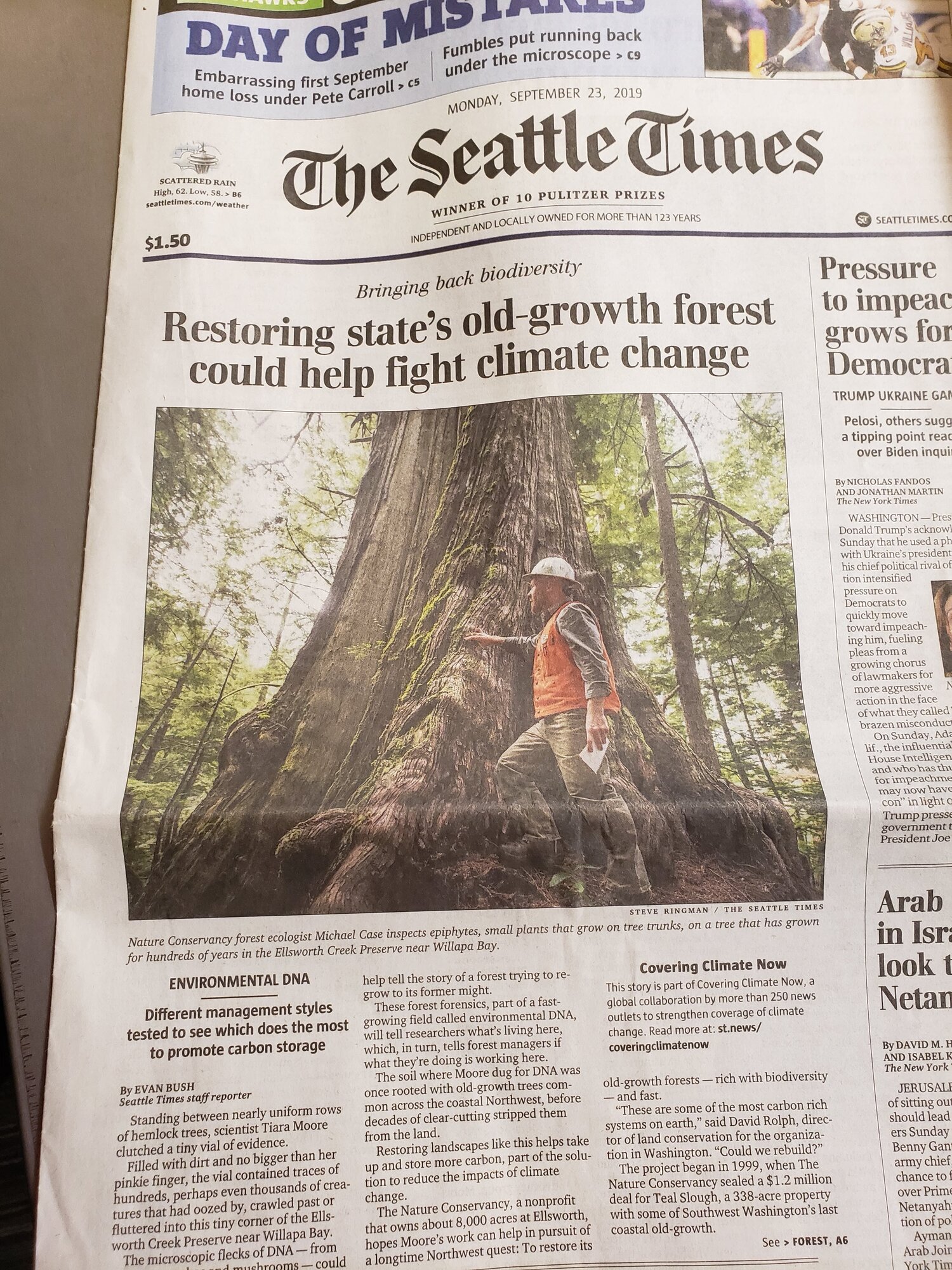 Conservancy in the News - Headlines The Nature in Washington
