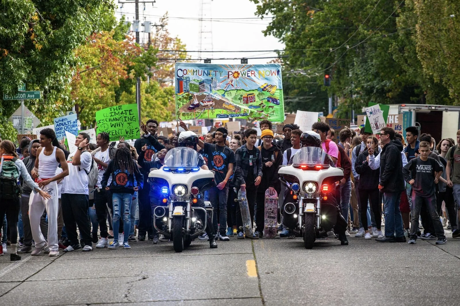 Seattle climate strike in September 2019. Photo by Djordje Zlatanovic.