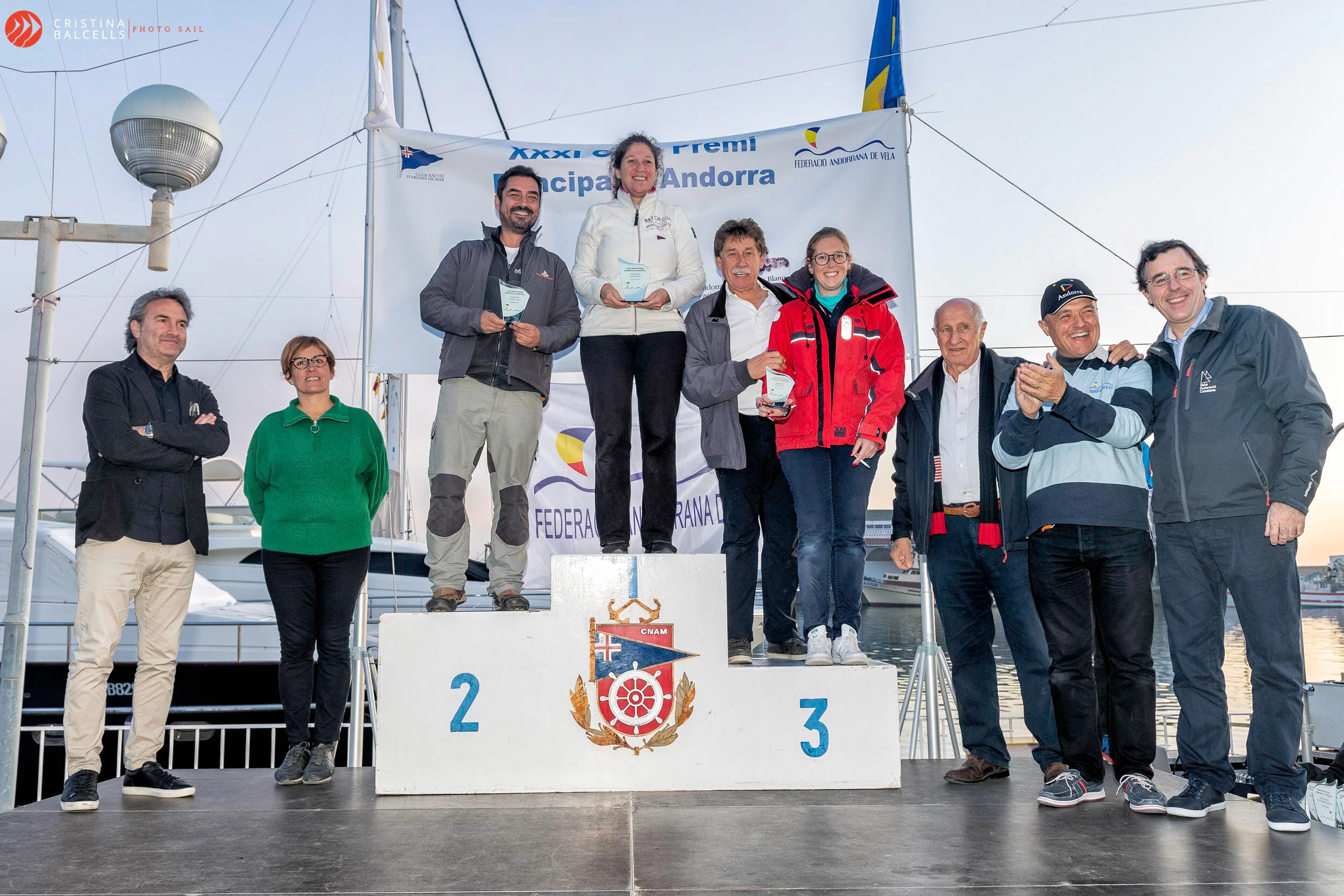 Entrega de premis de la classe Creuers