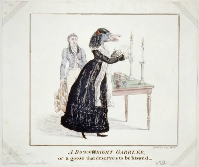A Downwright Gabbler, Library of Congress. 