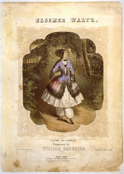 Bloomer waltz, library of congress