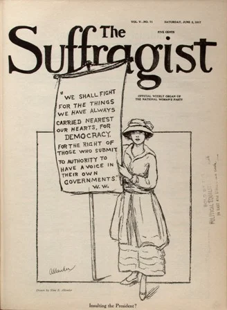 "Insulting the President?" by Nina Allender, June 2, 1917