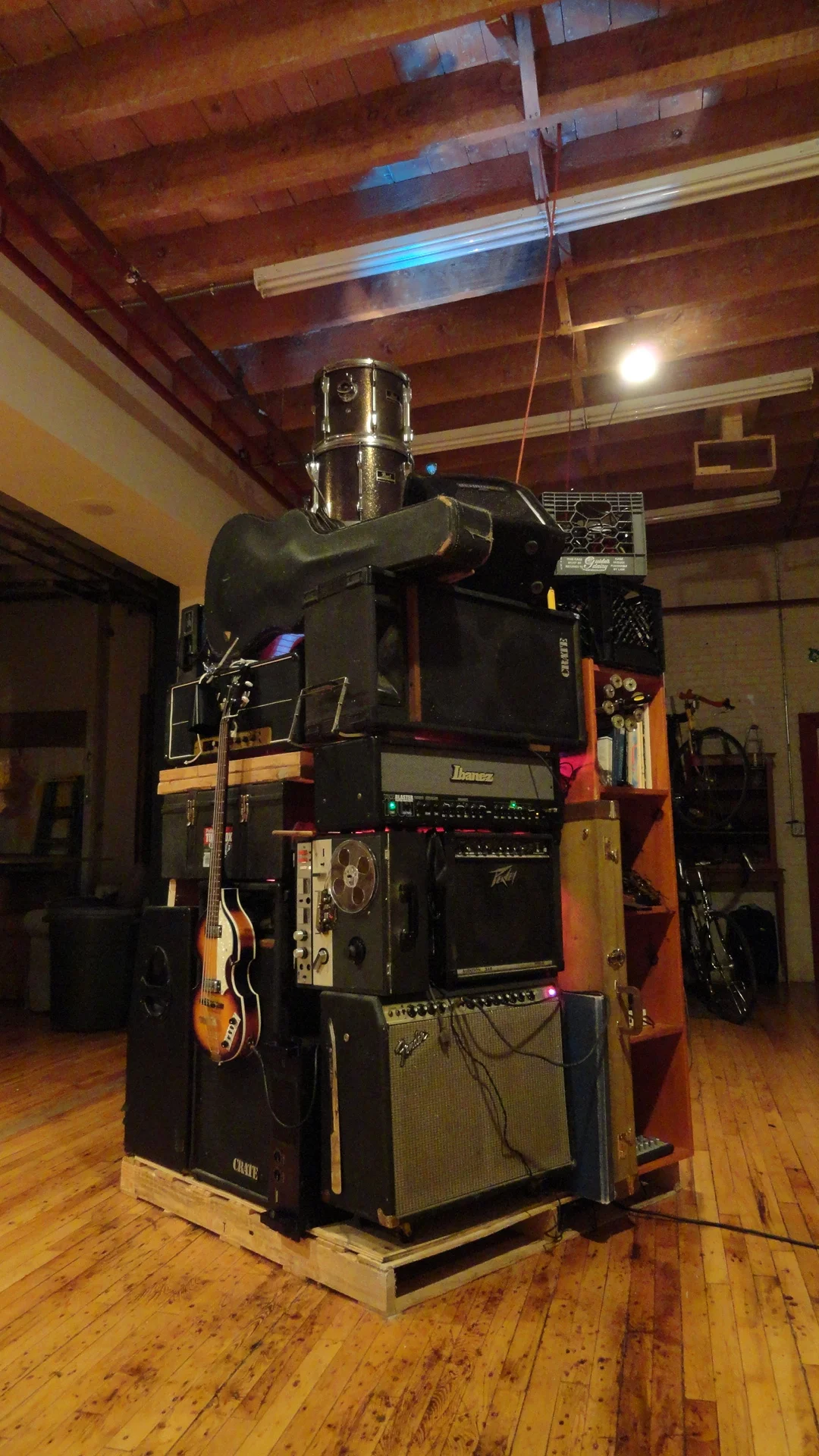  Installation at the Flop House. &nbsp;Boston, MA. &nbsp;2012 