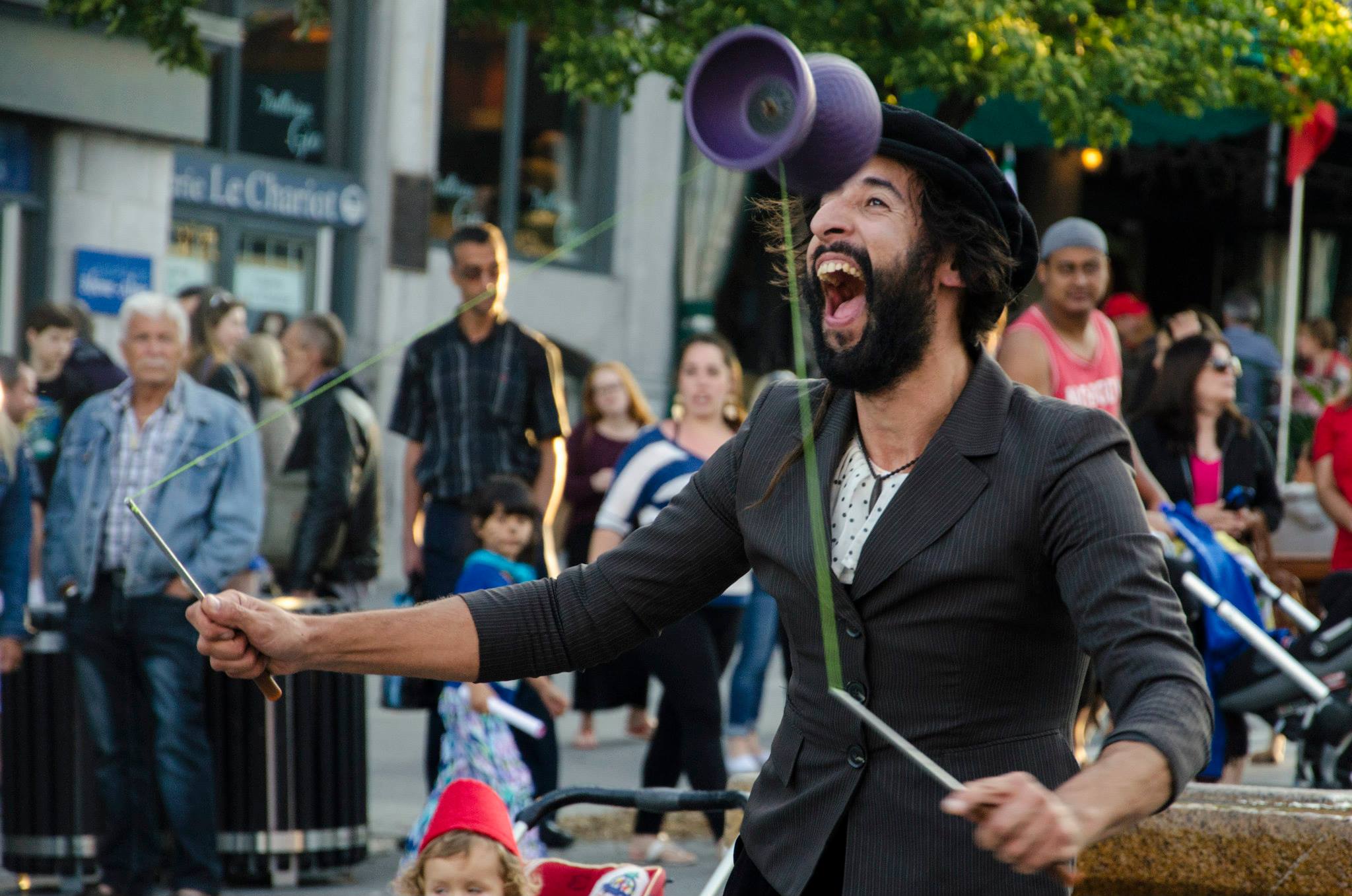  Jenkins, Cheyenne.  Street Performers . 2015. Digital Photography. Montreal, Quebec. 