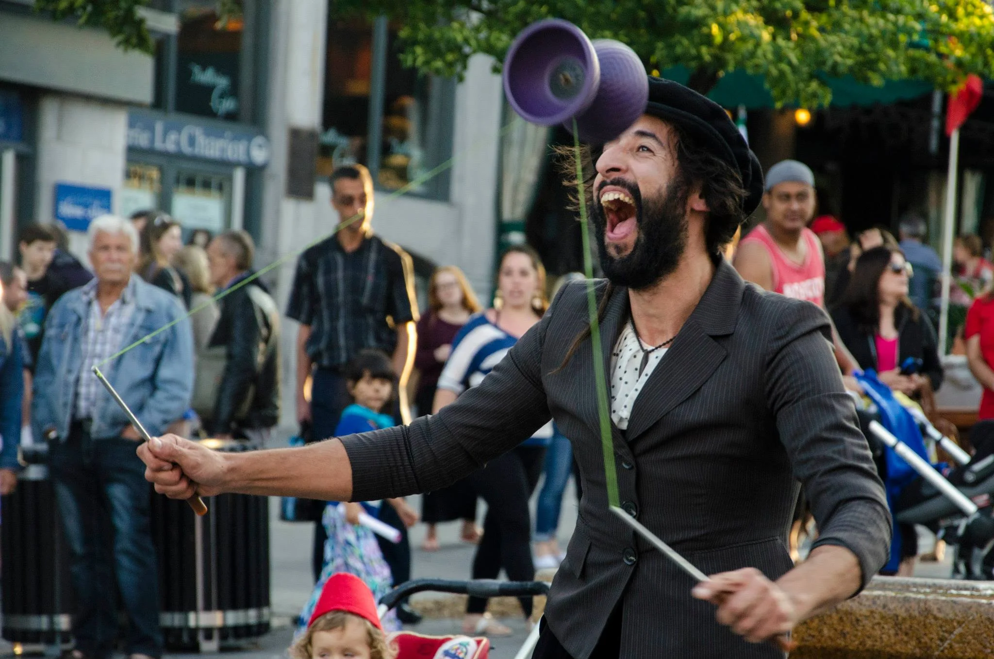 Jenkins, Cheyenne. Street Performers . 2015. Digital Photography. Montreal, Quebec.