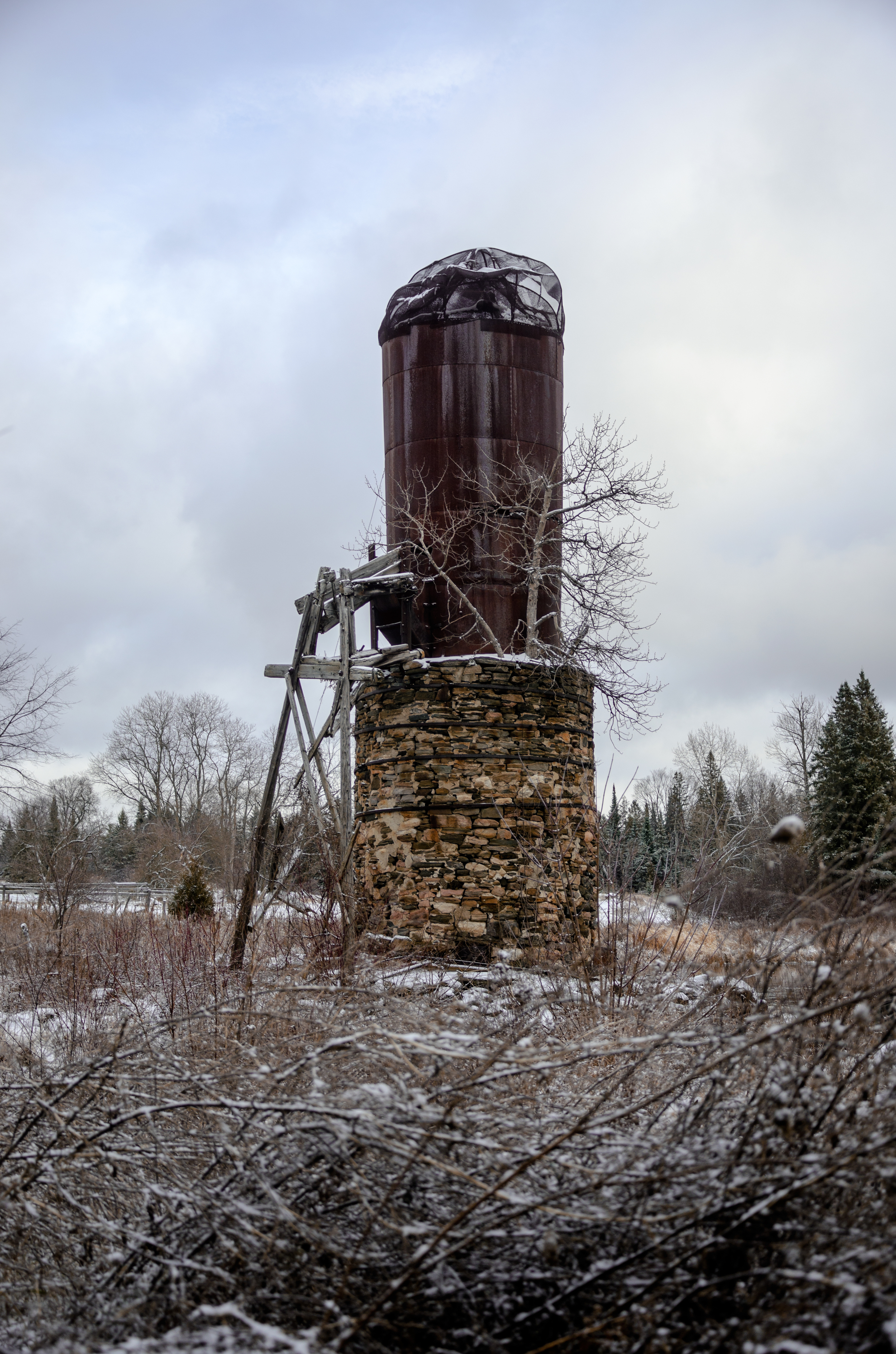 Jenkins, Cheyenne. Sawdust Burner. 2016. Digital Photography. Balaclava, Ontario