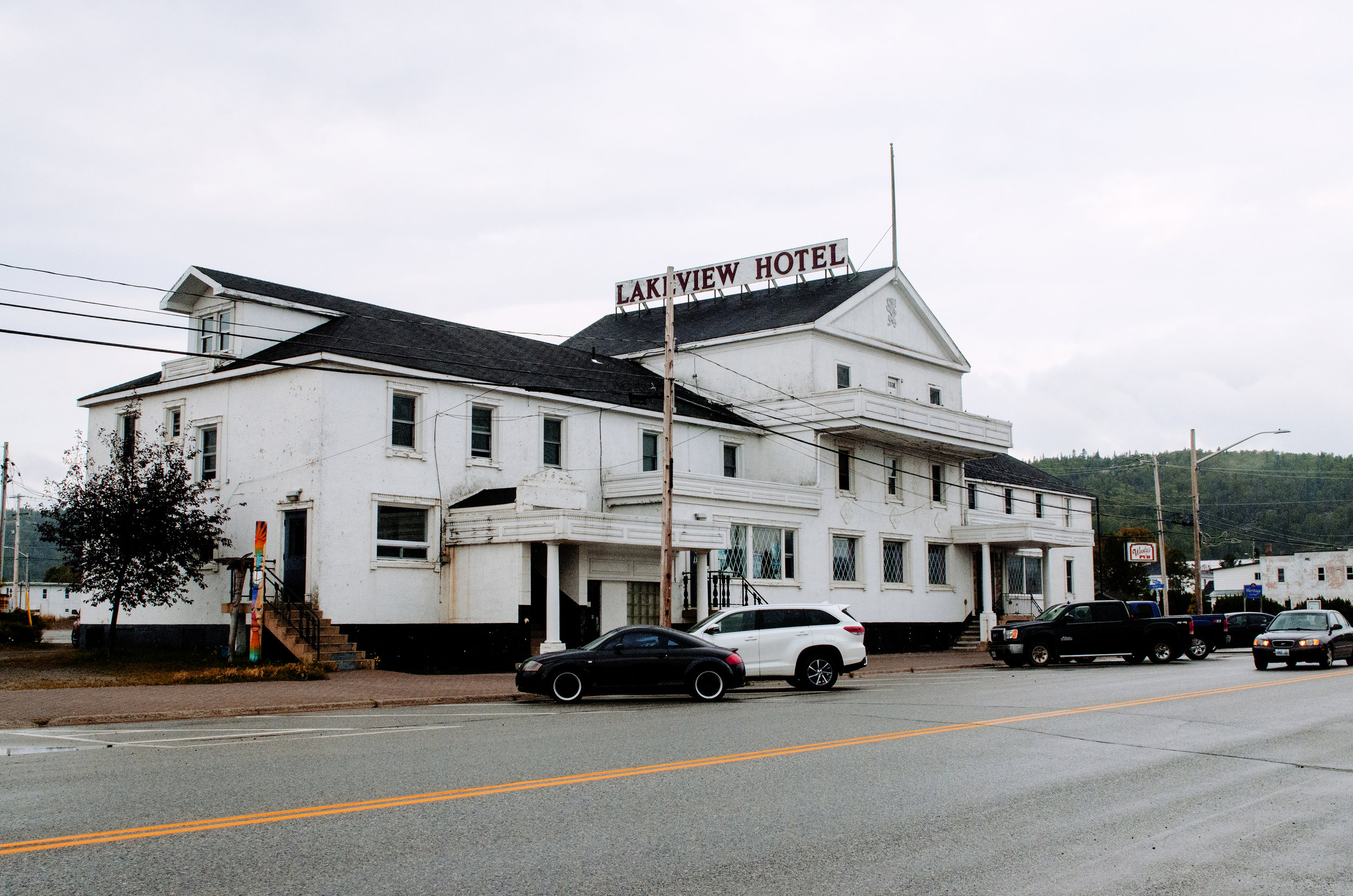   Jenkins, Cheyenne. Lakeview Hotel. 2017. Digital Photography. Wawa, Ontario    