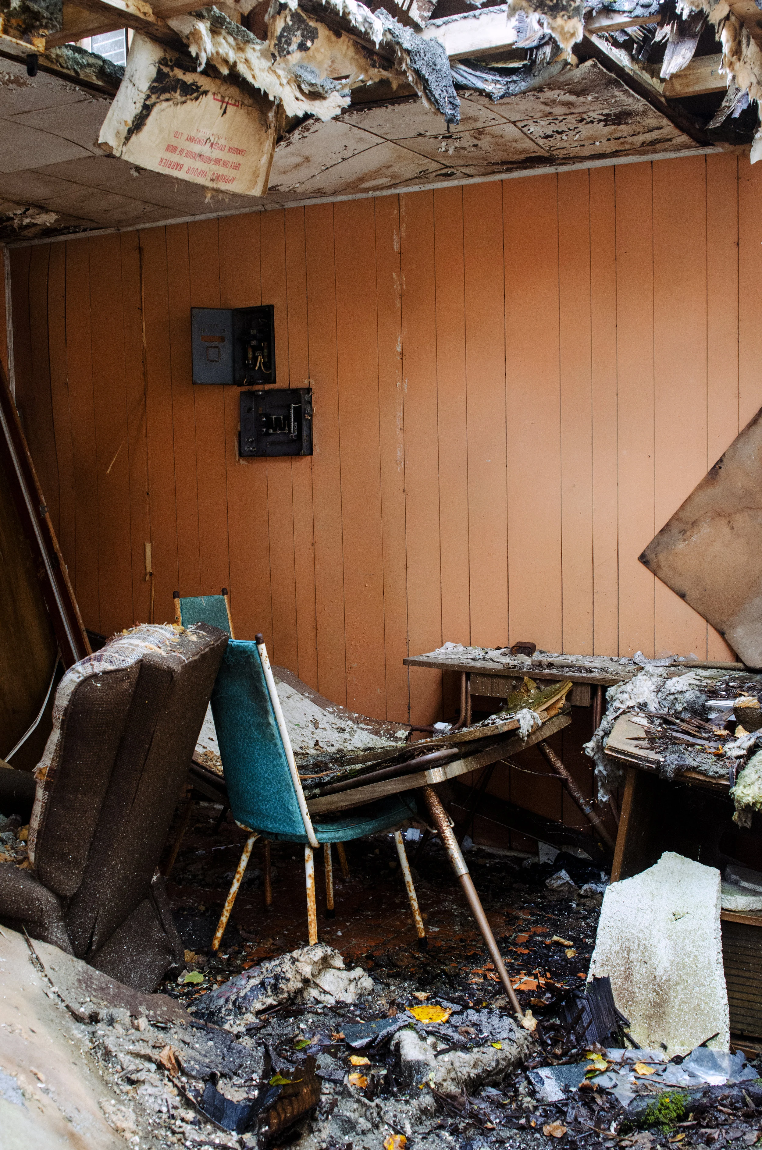 Jenkins, Cheyenne. Fallen Ceiling. 2017. Digital Photography. Wawa, Ontario