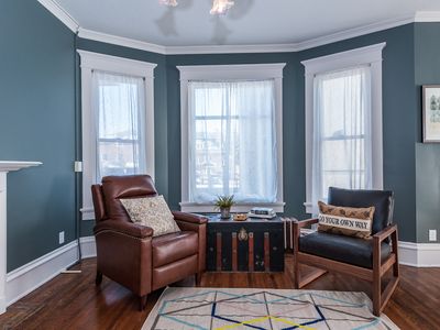 Main floor: Sitting area off of living room