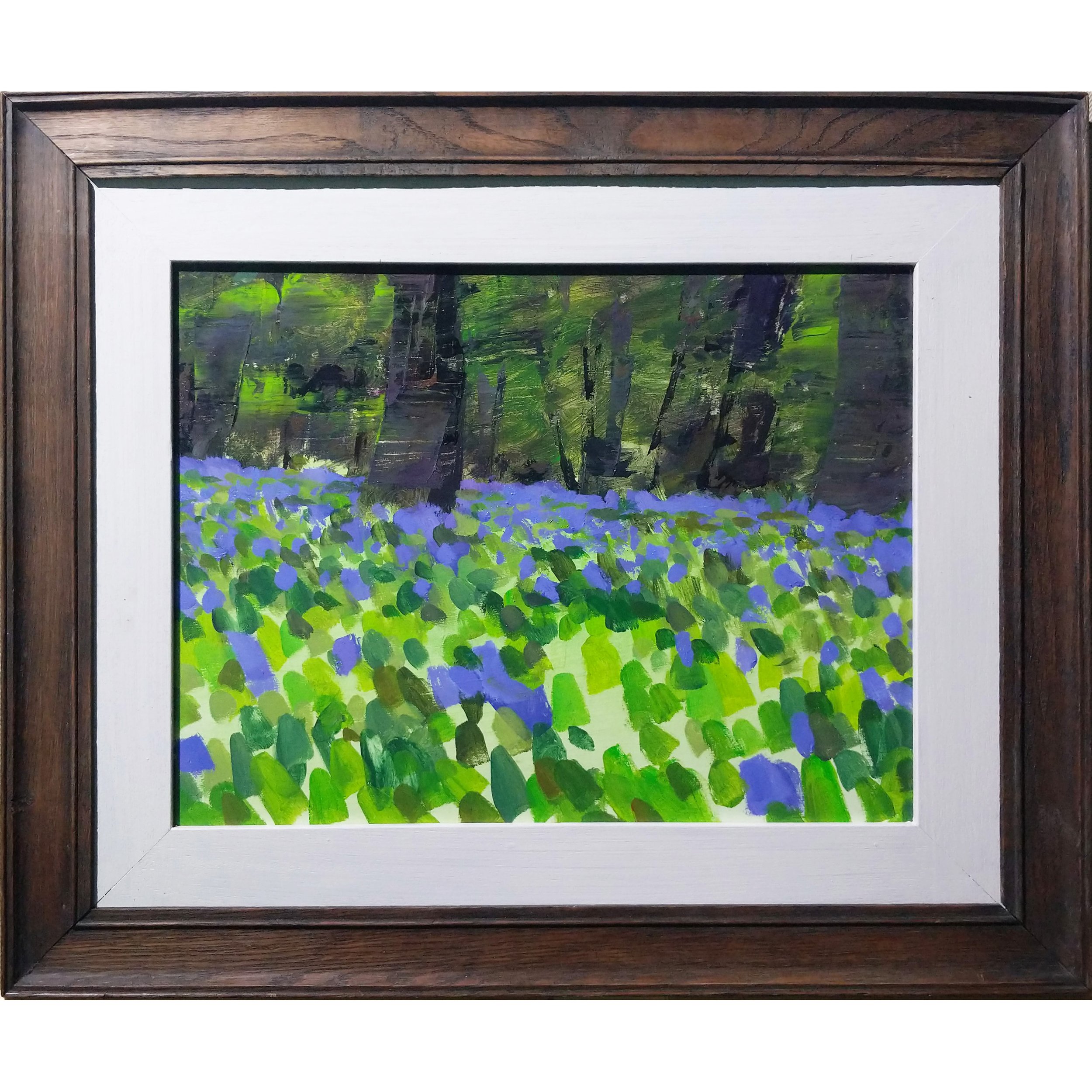 Bluebells in Blocka wood - framed.jpg