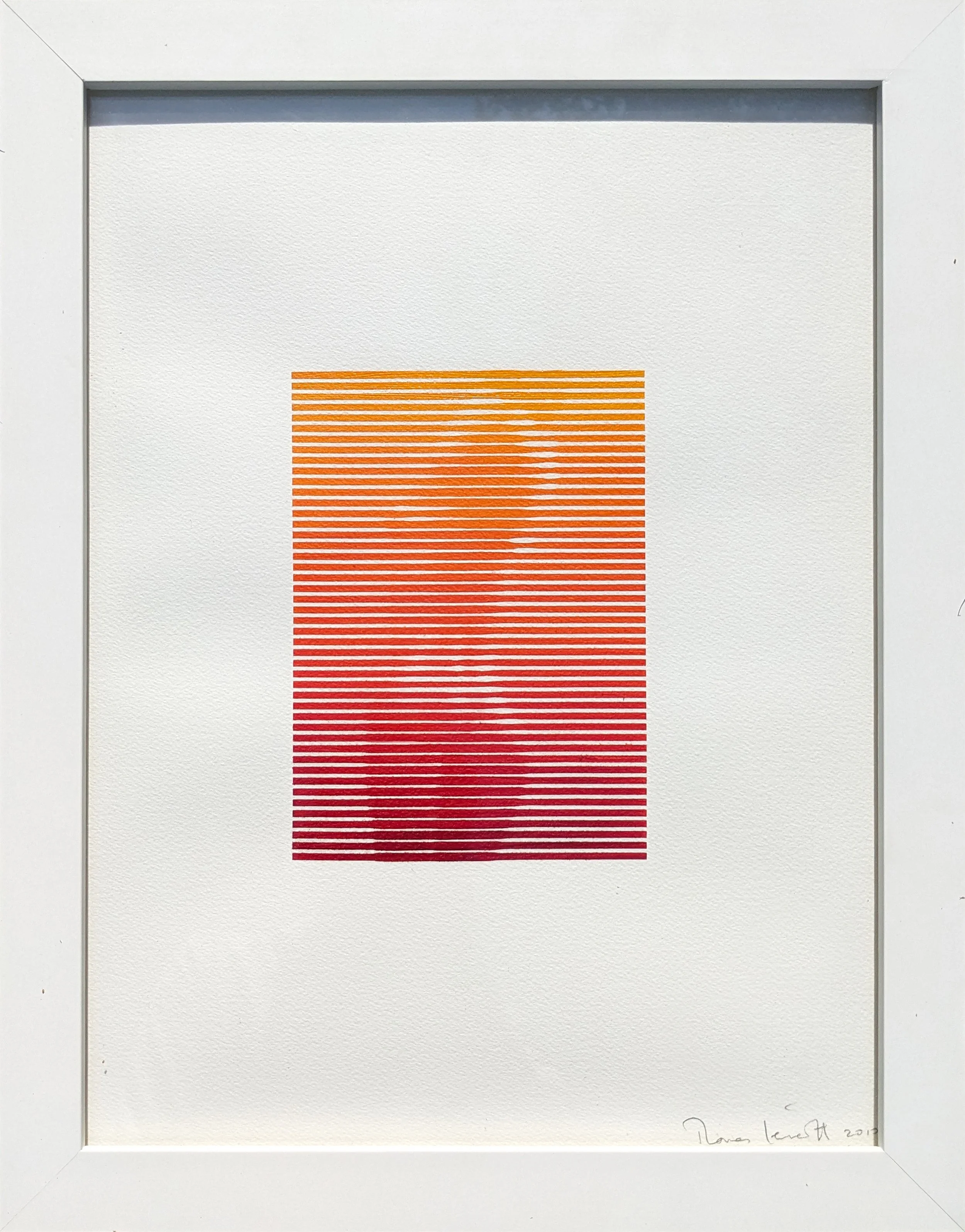 Figure study in orange