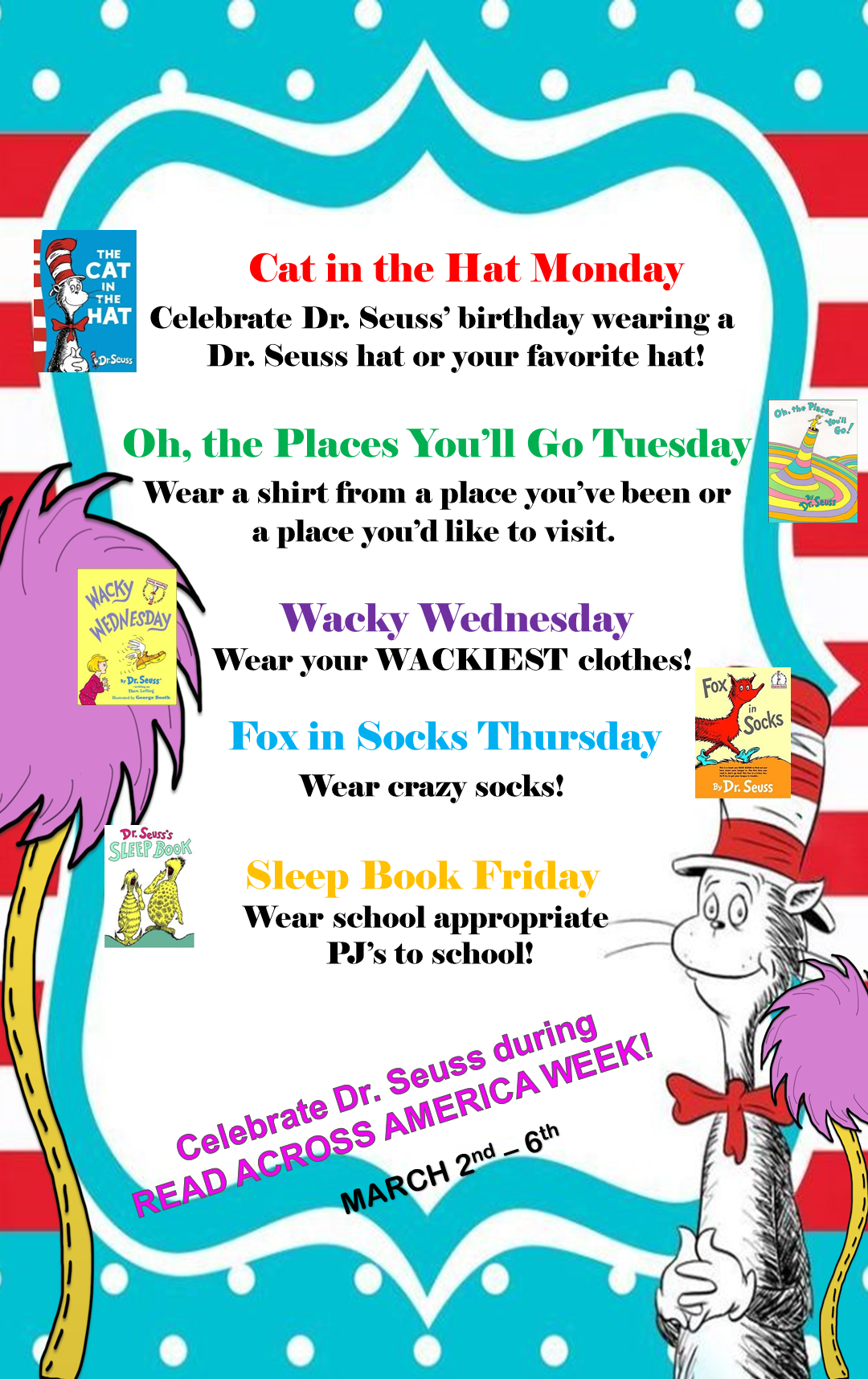 Read across America week — Winnebago 