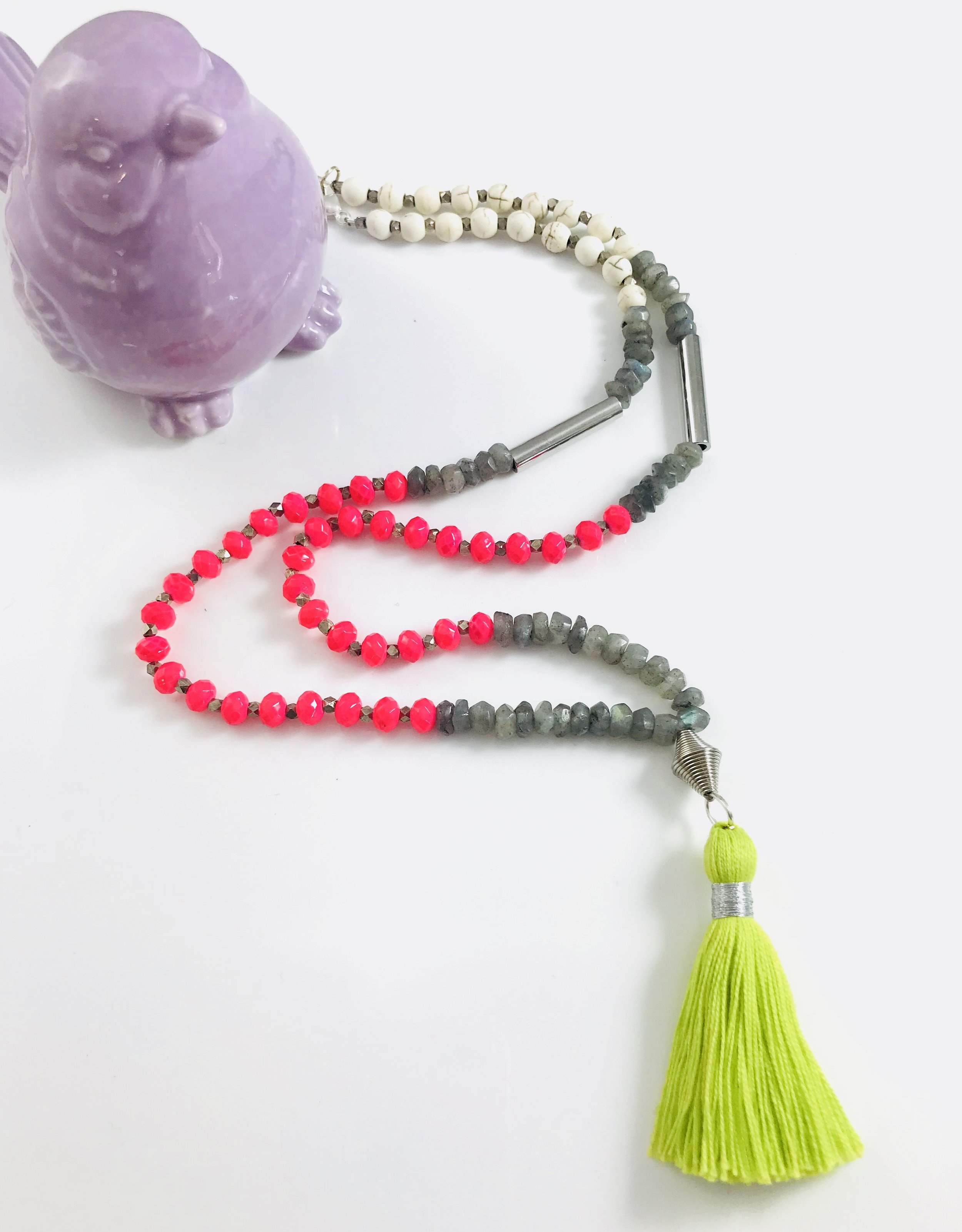 Little Hippie Bali tassel necklace 