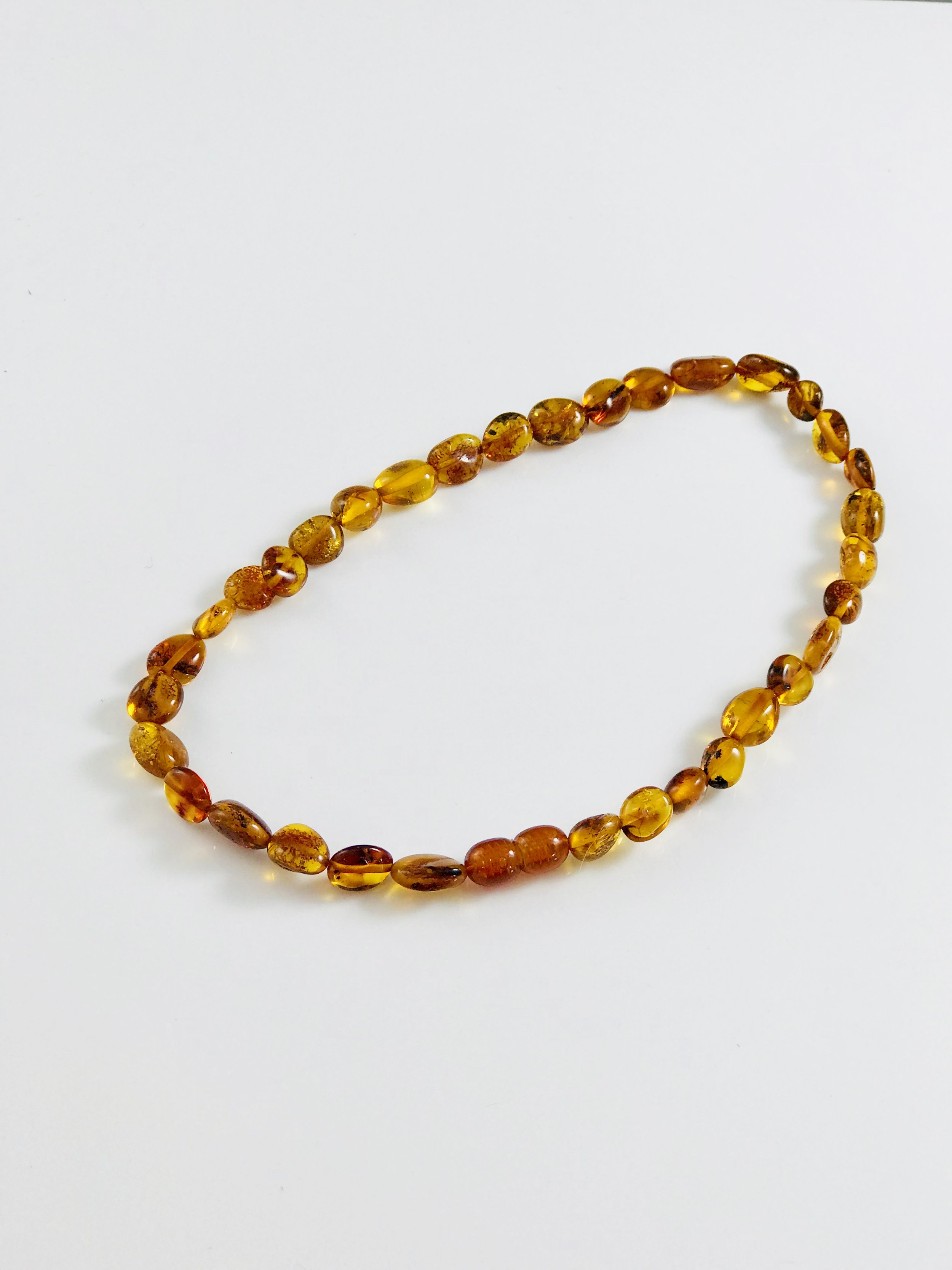 natural baltic amber teething necklace