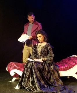 McGinnis as Thomas playing Kushemski and Cooper as Vanda playing Dunayev.