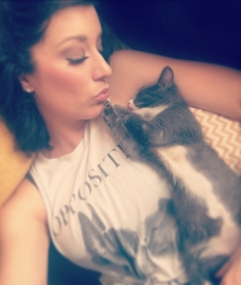 Kellie Cooper and Ezra.