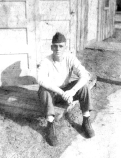 My father at 17 at Parris Island, SC.
