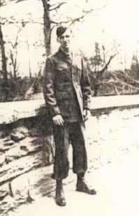 Frank Conlin in his "shiny black jump boots."