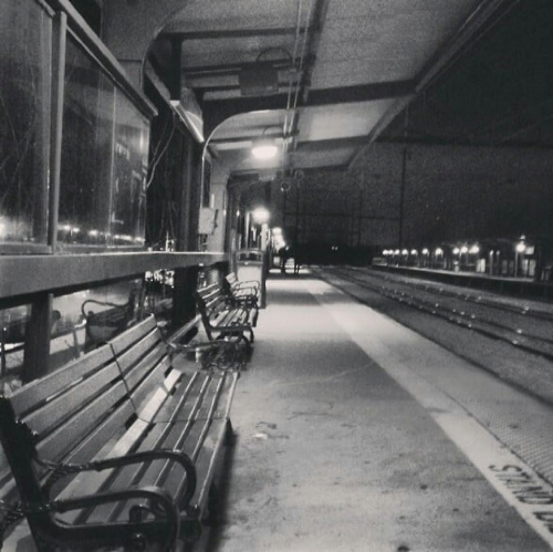 Old-time New Brunswick, NJ train station.