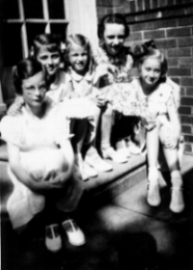 The cousins gather, 1938.