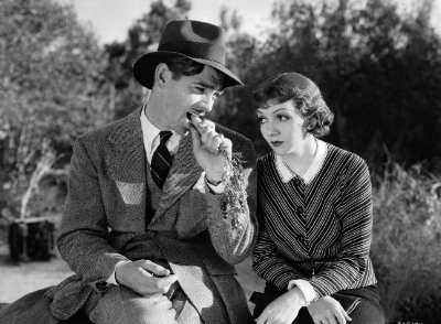 Peter Warne (Gable) and Ellen (Colbert).