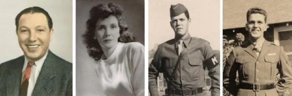 The correspondents, left to right: William J. Pawley, Sr.; Mary Pawley McCauley; William J. Pawley, Jr. (Billie); and John P. Pawley (Jack).