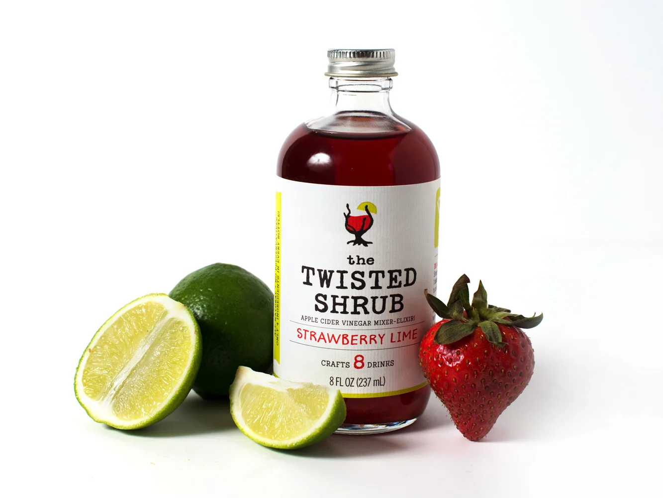 The Twisted Shrub Strawberry Lime 8oz