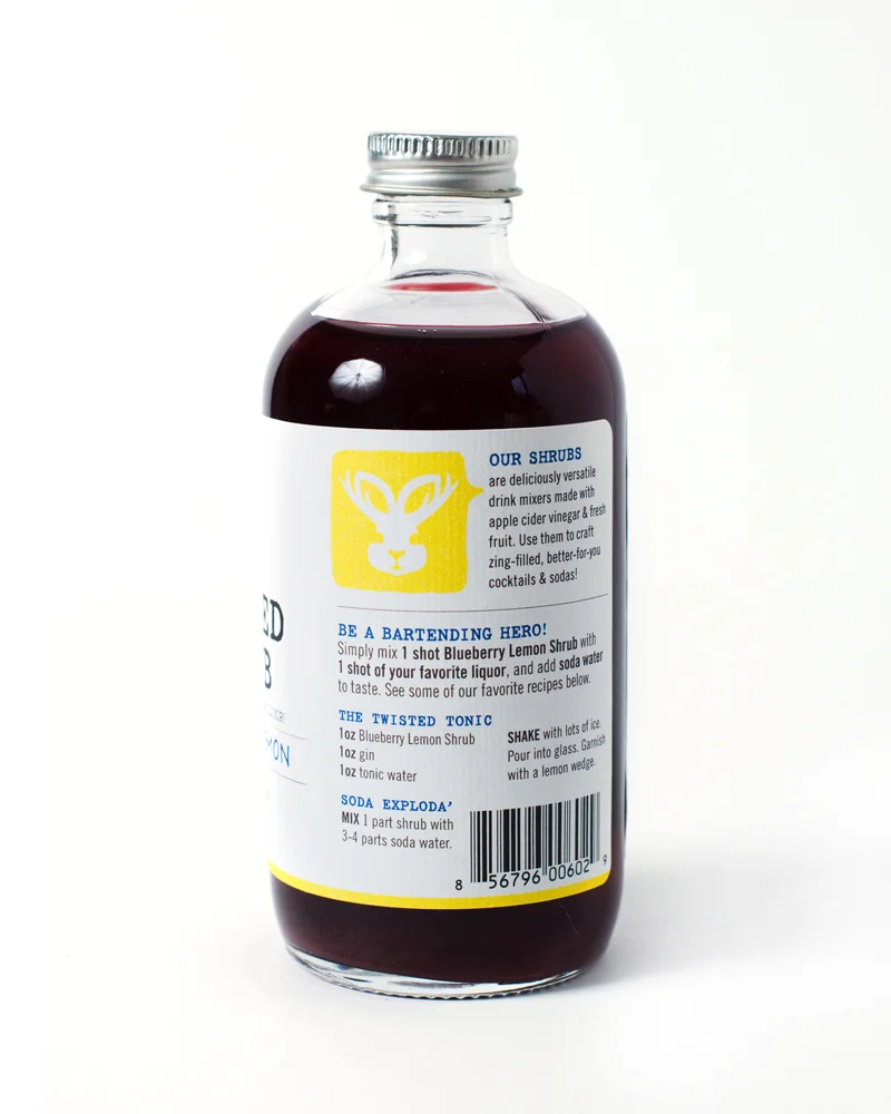 The Twisted Shrub Blueberry Lemon cocktail recipe