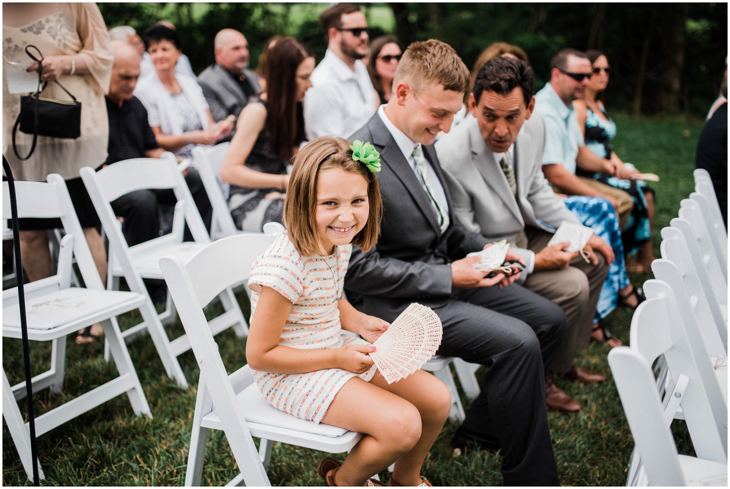 wedding guests at Rolling Meadows Ranch