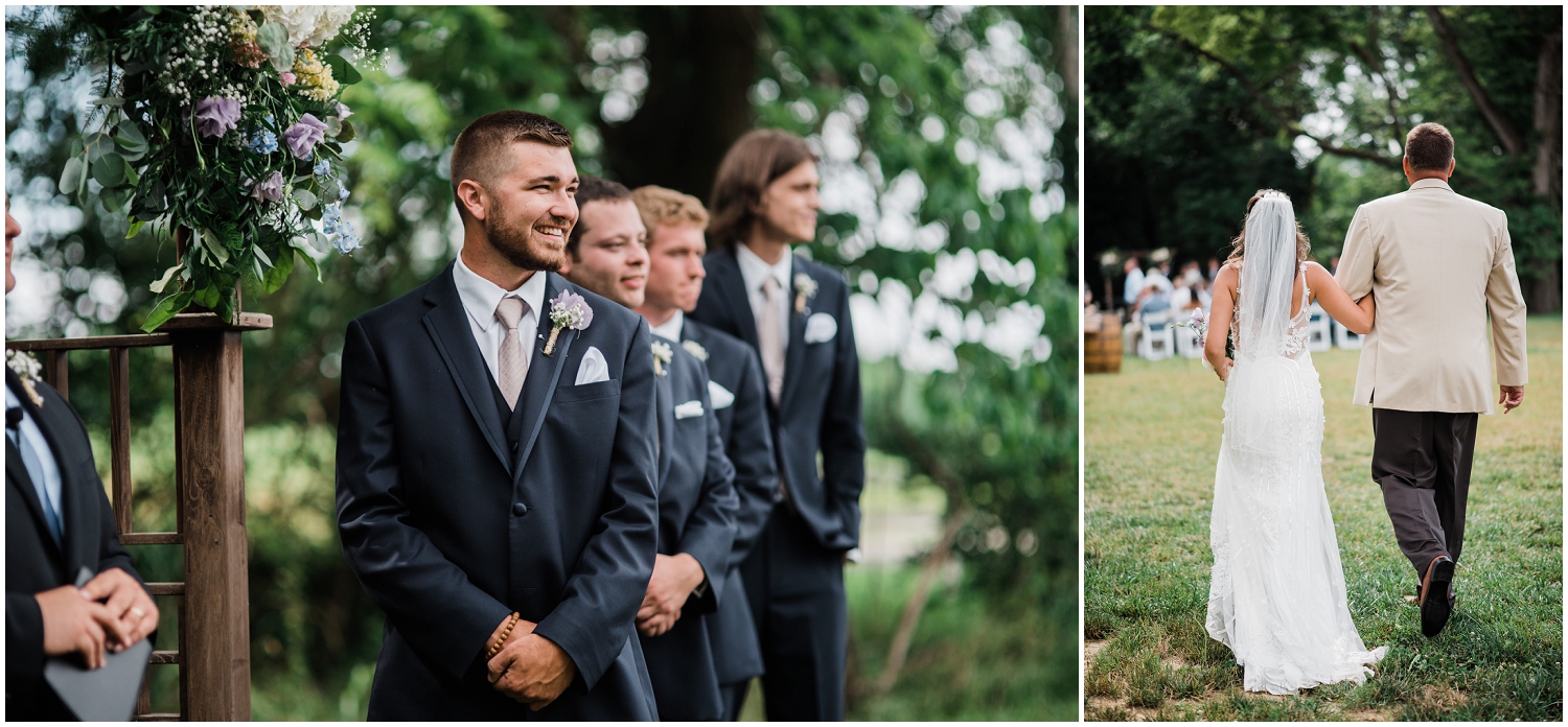  bride and groom on wedding day at Rolling Meadows Ranch 