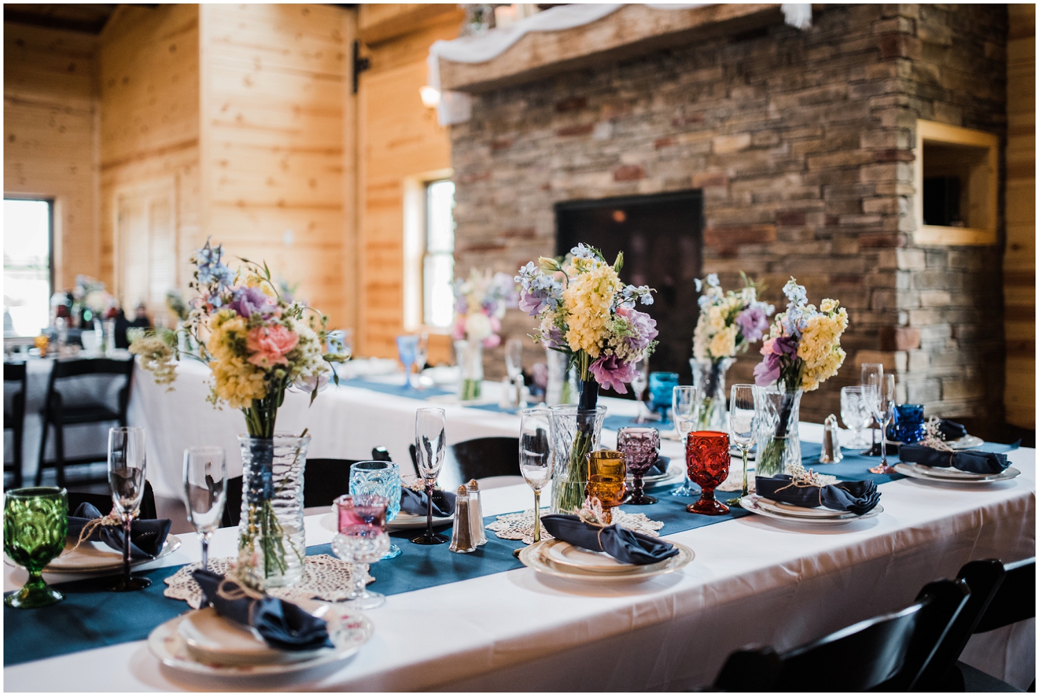 wedding reception at Rolling Meadows Ranch