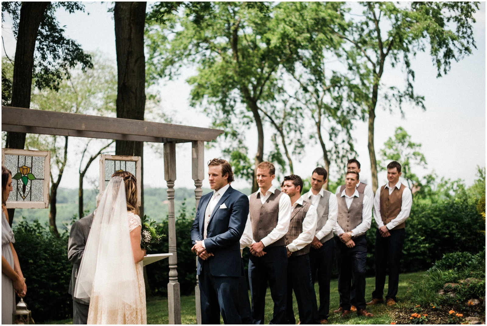 Cincinnati Skyline Wedding