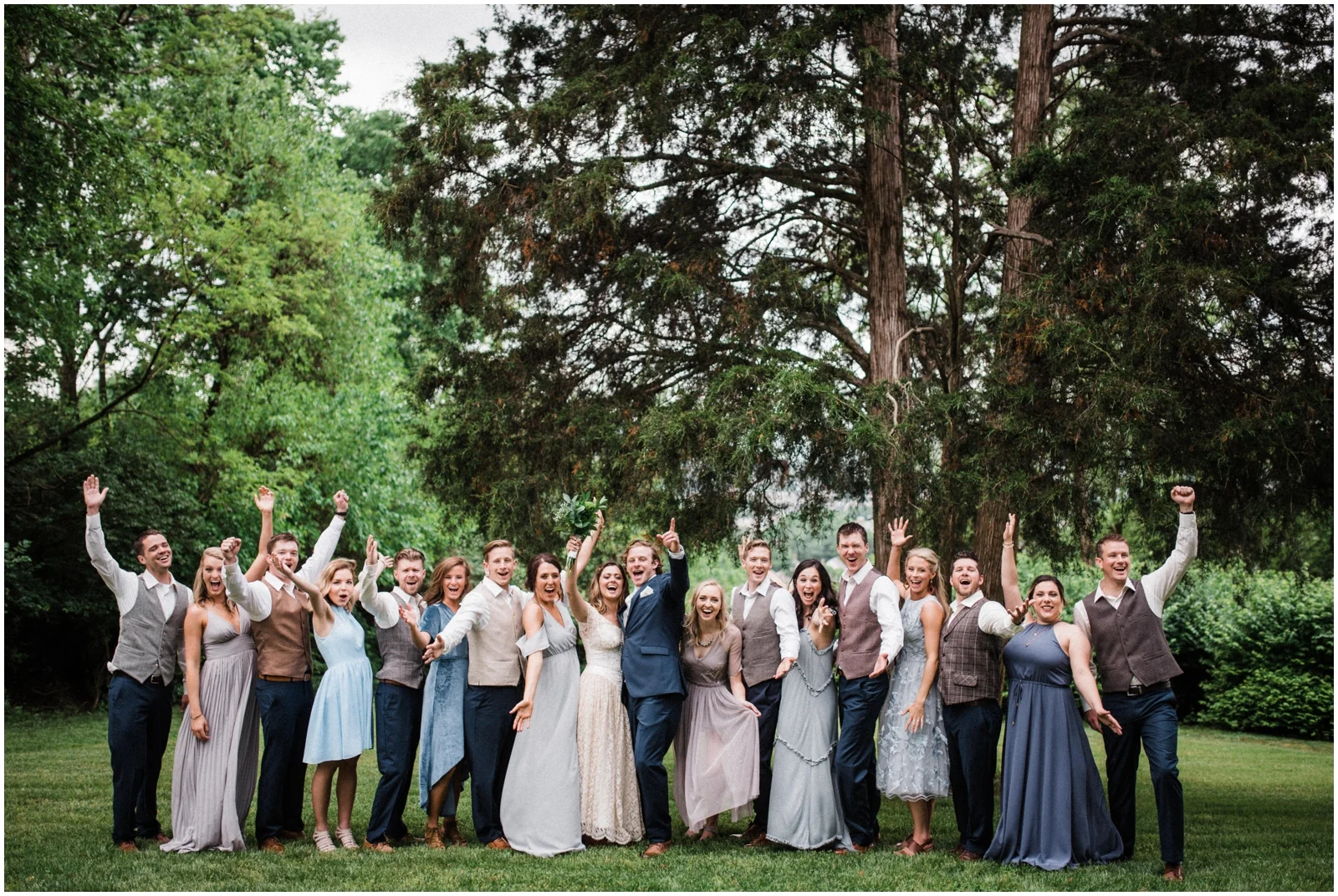 Cincinnati Skyline Wedding