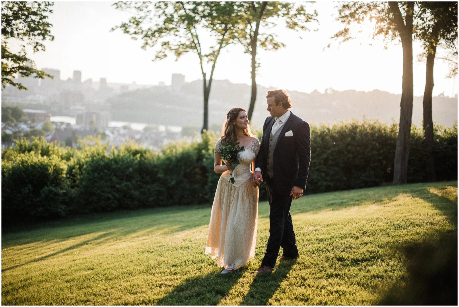 Cincinnati Skyline Wedding