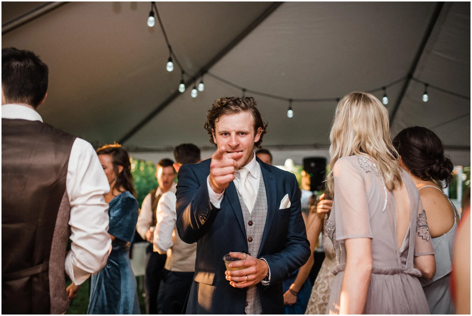 Cincinnati Skyline Wedding