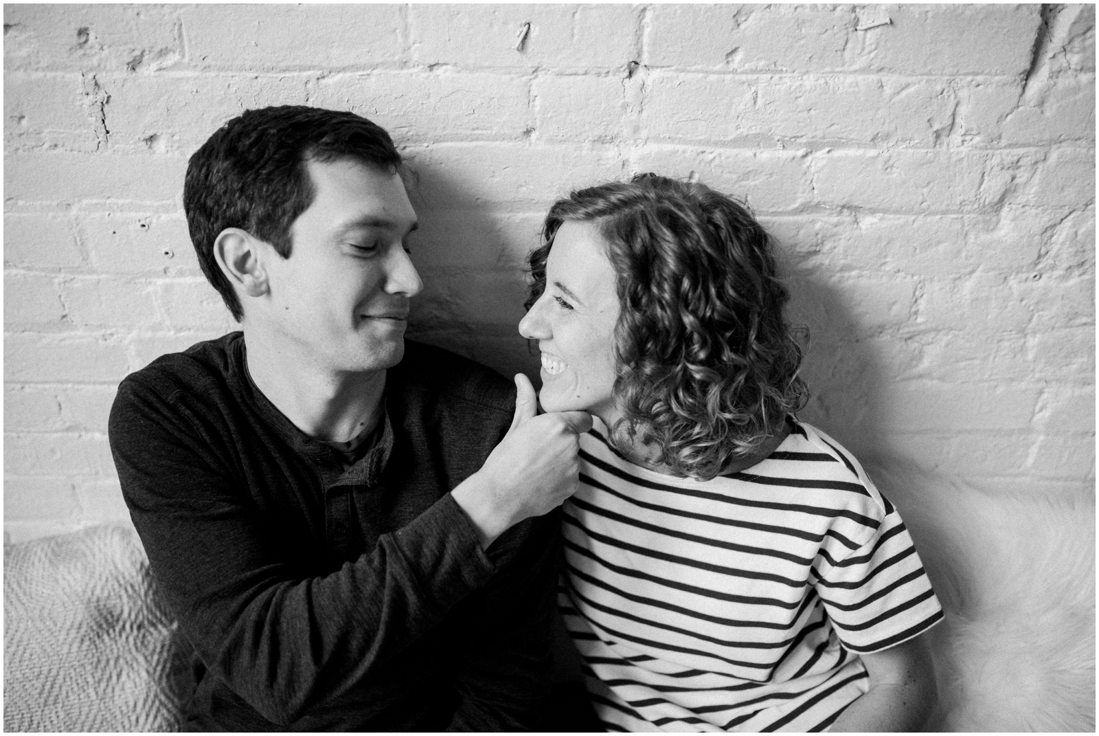 Urban Dayton Engagement Session at Davis-Linden Building
