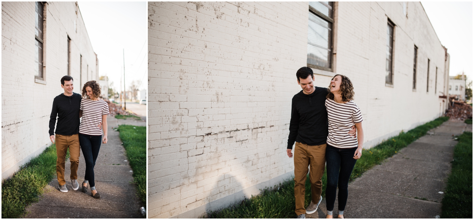 Urban Dayton Engagement Session at Davis-Linden Building