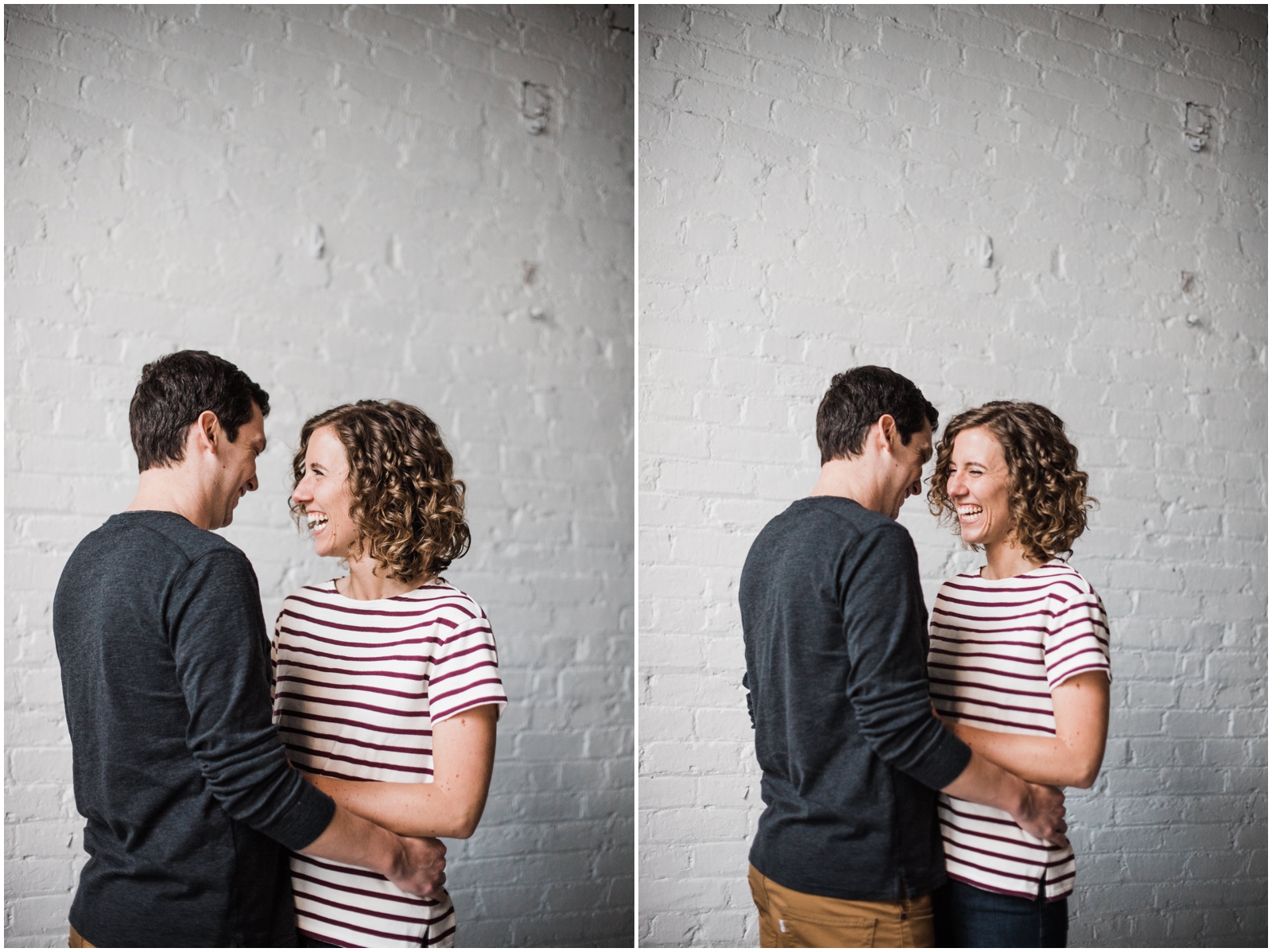 Urban Dayton Engagement Session at Davis-Linden Building
