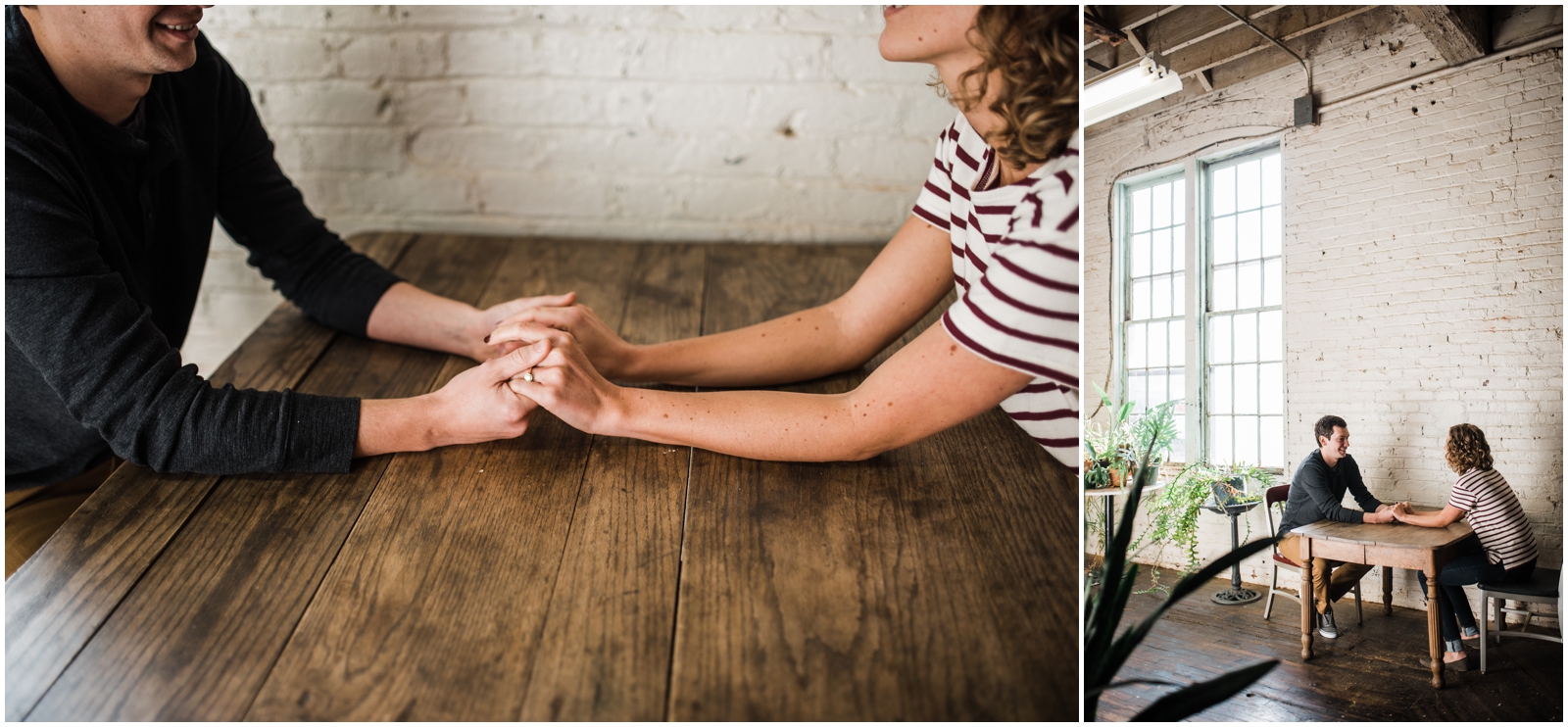 Urban Dayton Engagement Session at Davis-Linden Building