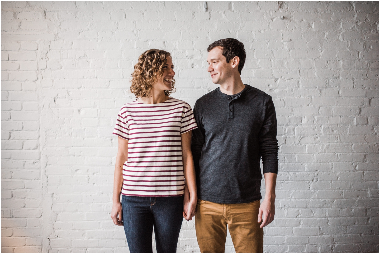 Urban Dayton Engagement Session at Davis-Linden Building
