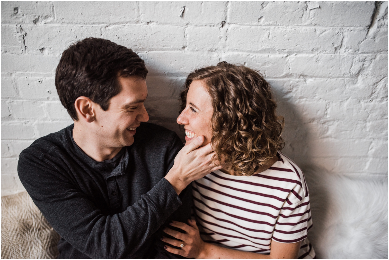 Urban Dayton Engagement Session at Davis-Linden Building
