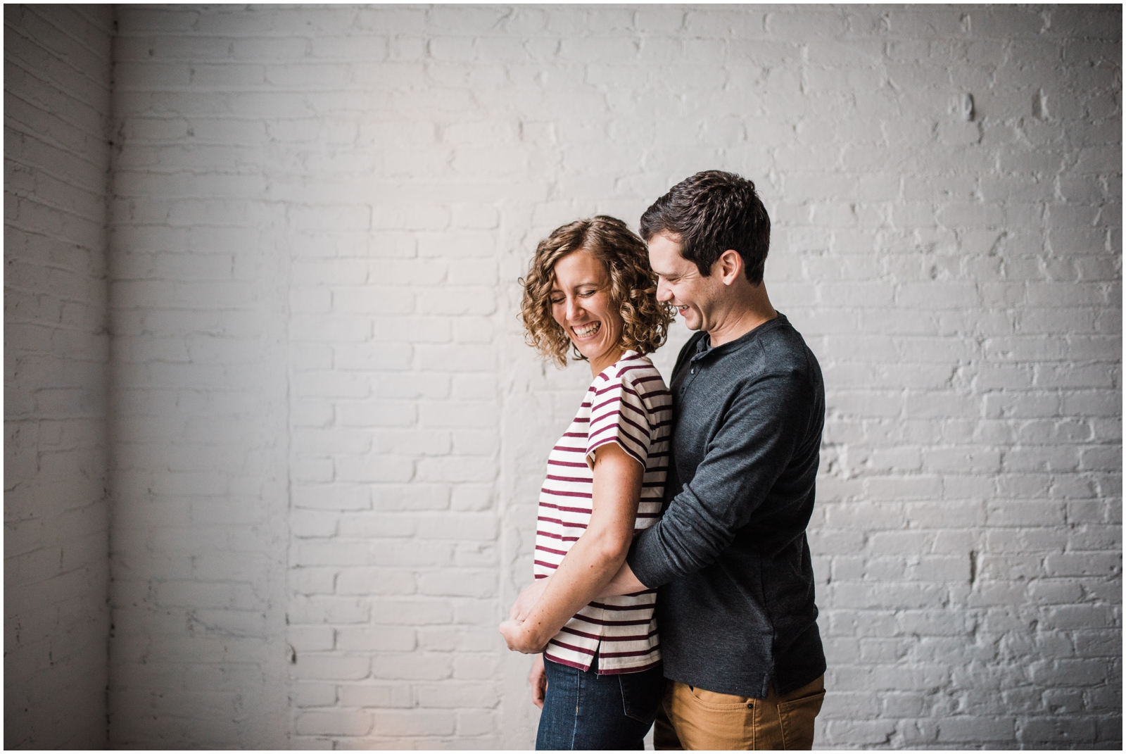 Urban Dayton Engagement Session at Davis-Linden Building