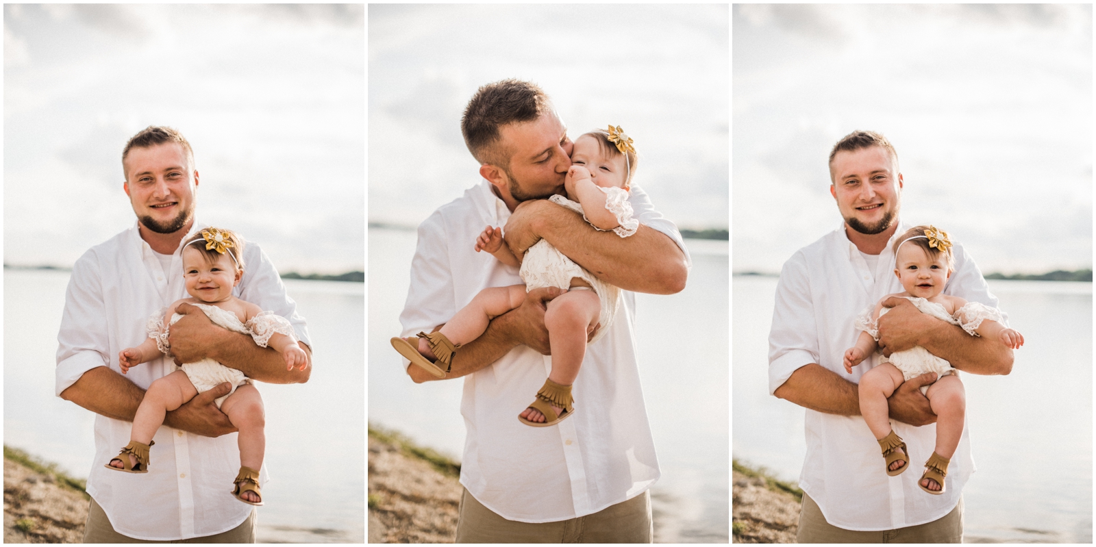 father and daughter portrait