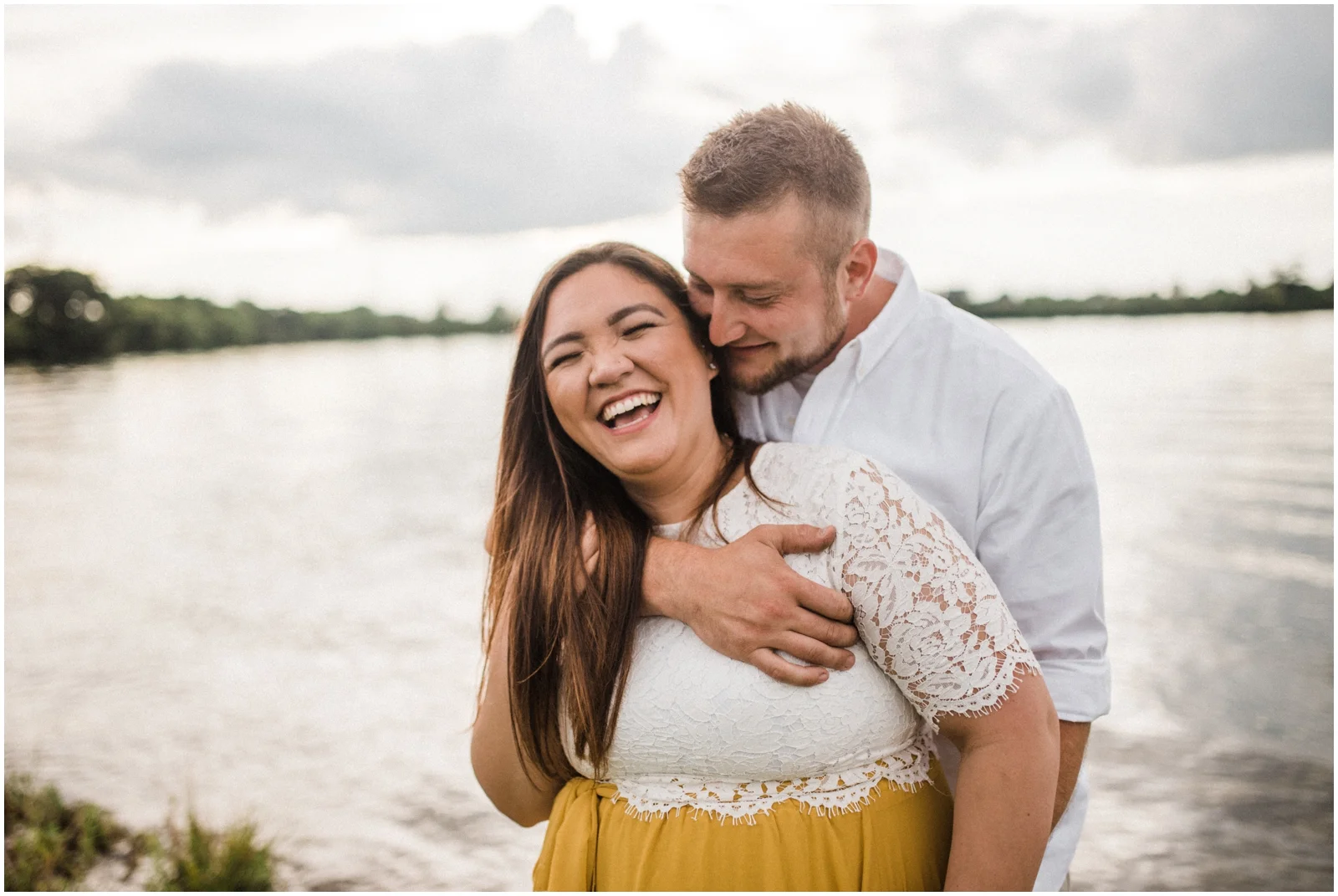 happy couple in Ohio