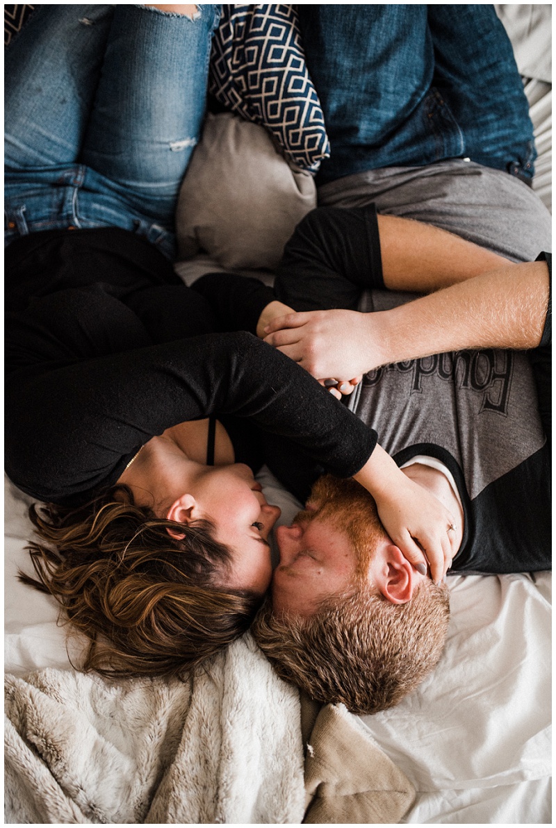 Tipp City, Ohio In-Home Engagement Portraits | Chelsea Hall Photography