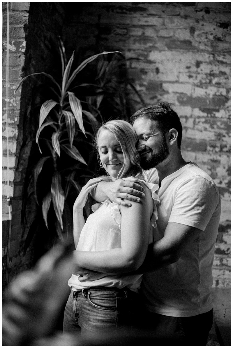 Columbus, Ohio In-Home Engagement Portraits | Chelsea Hall Photography