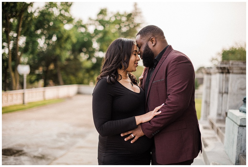 Lifestyle Maternity Portraits | Dayton Masonic Temple