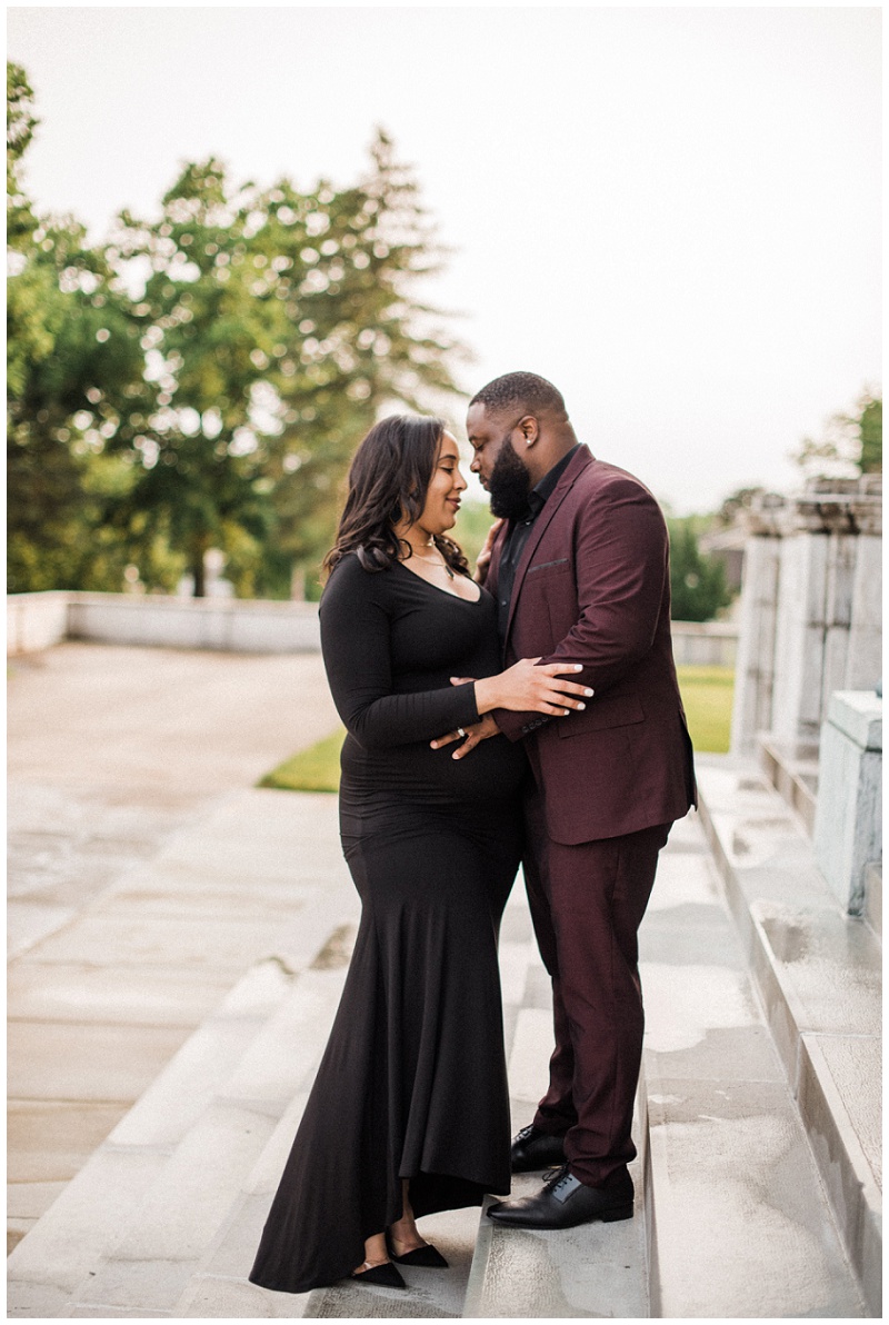 Lifestyle Maternity Portraits | Dayton Masonic Temple