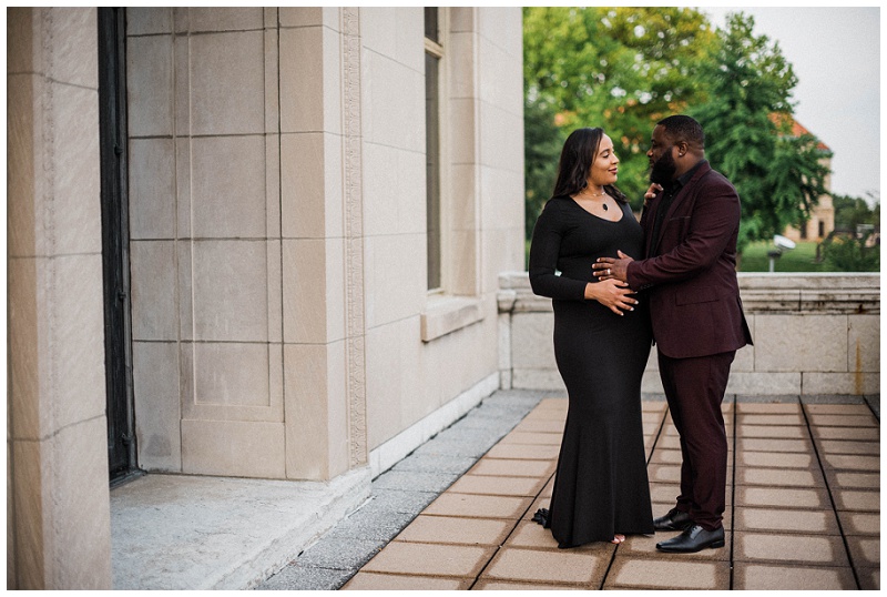 Lifestyle Maternity Portraits | Dayton Masonic Temple